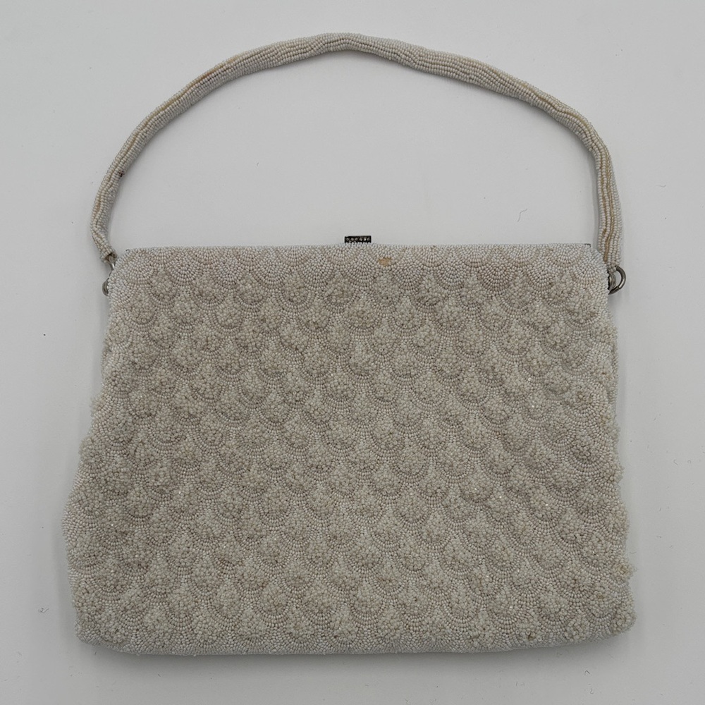 Vintage Gerny Mid-Century Hand Beaded Evening Clutch